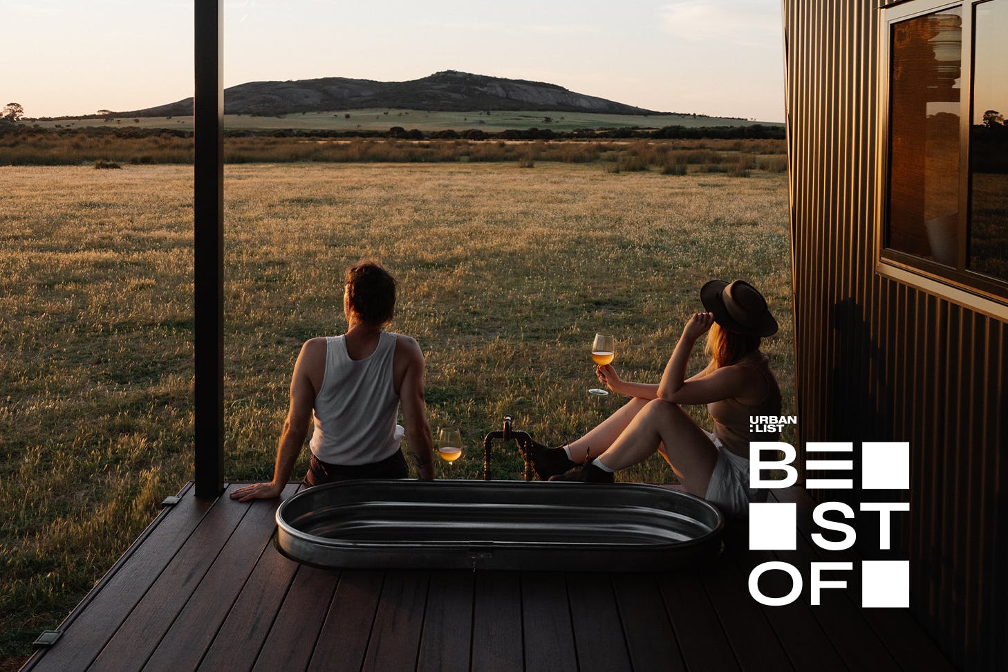 A couple on a romantic getaway in WA